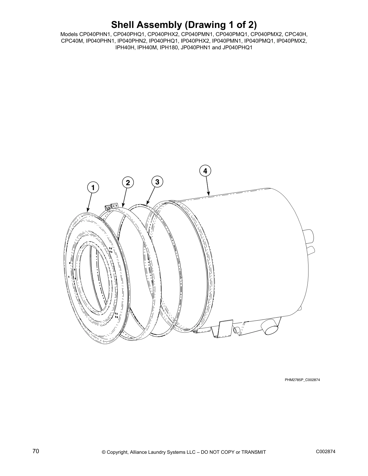 Shell Assembly (Drawing 1 of 2)