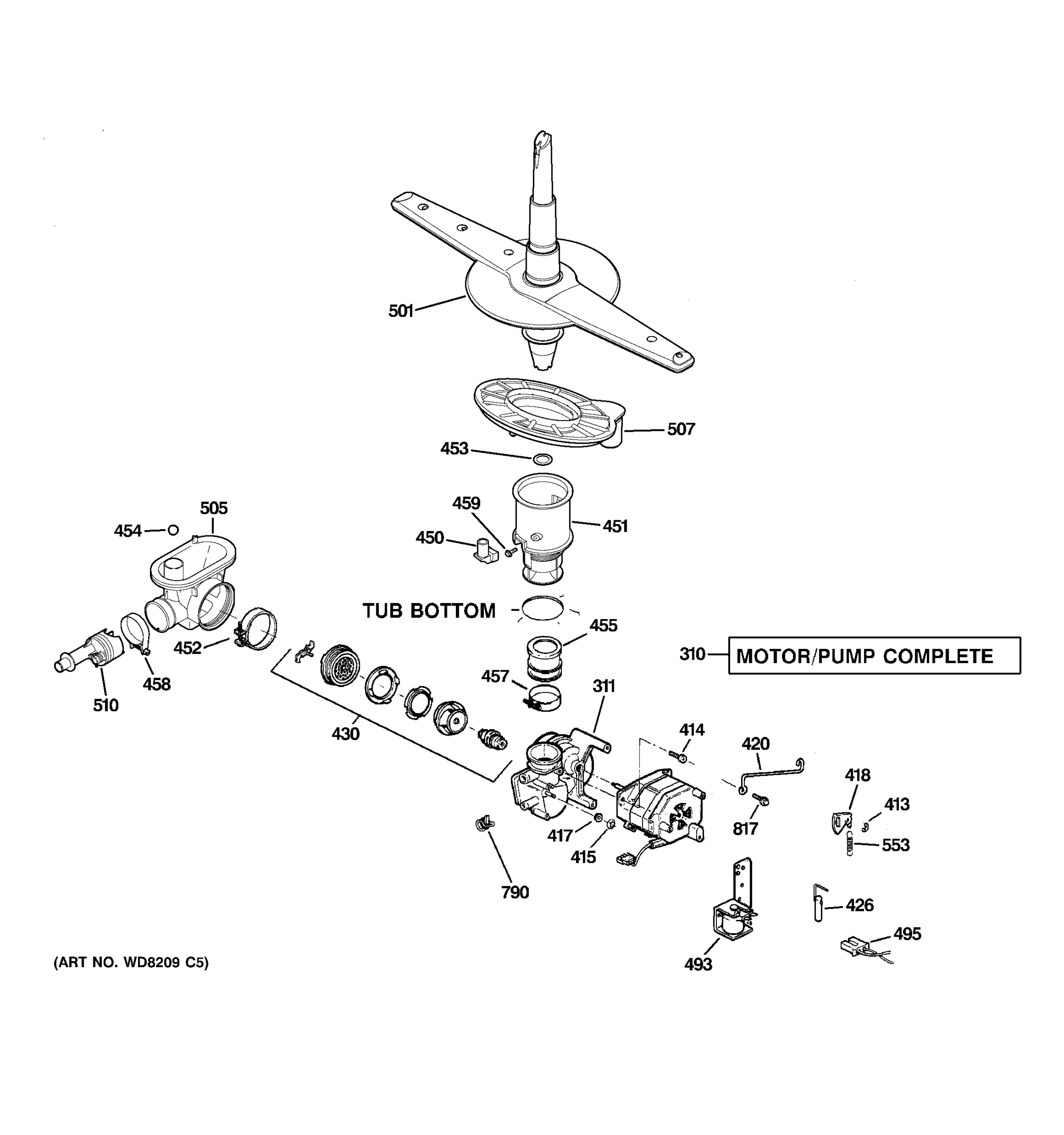 MOTOR-PUMP MECHANISM