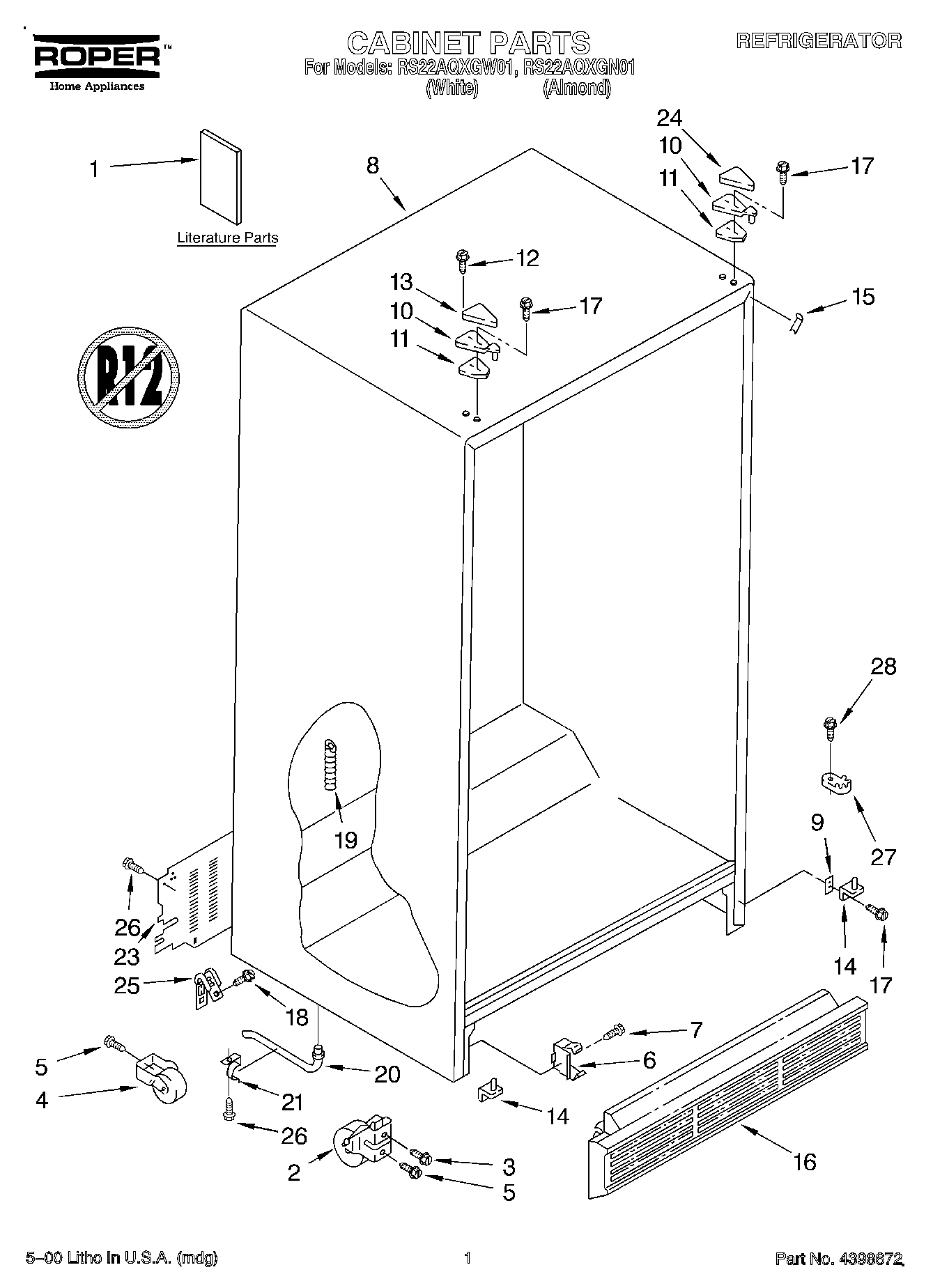 01 - CABINET, LITERATURE