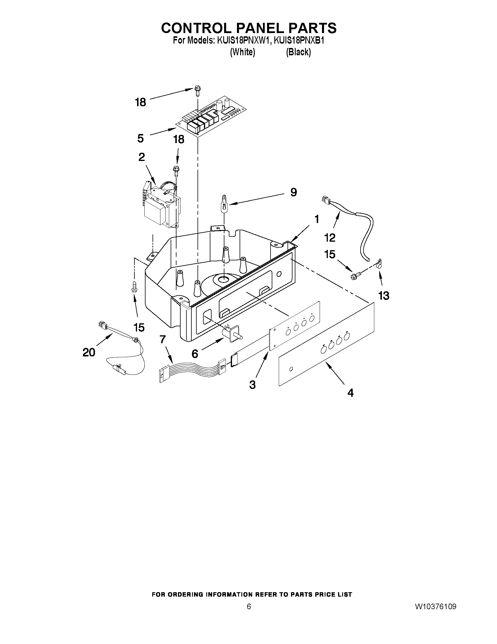 04 - CONTROL PANEL PARTS