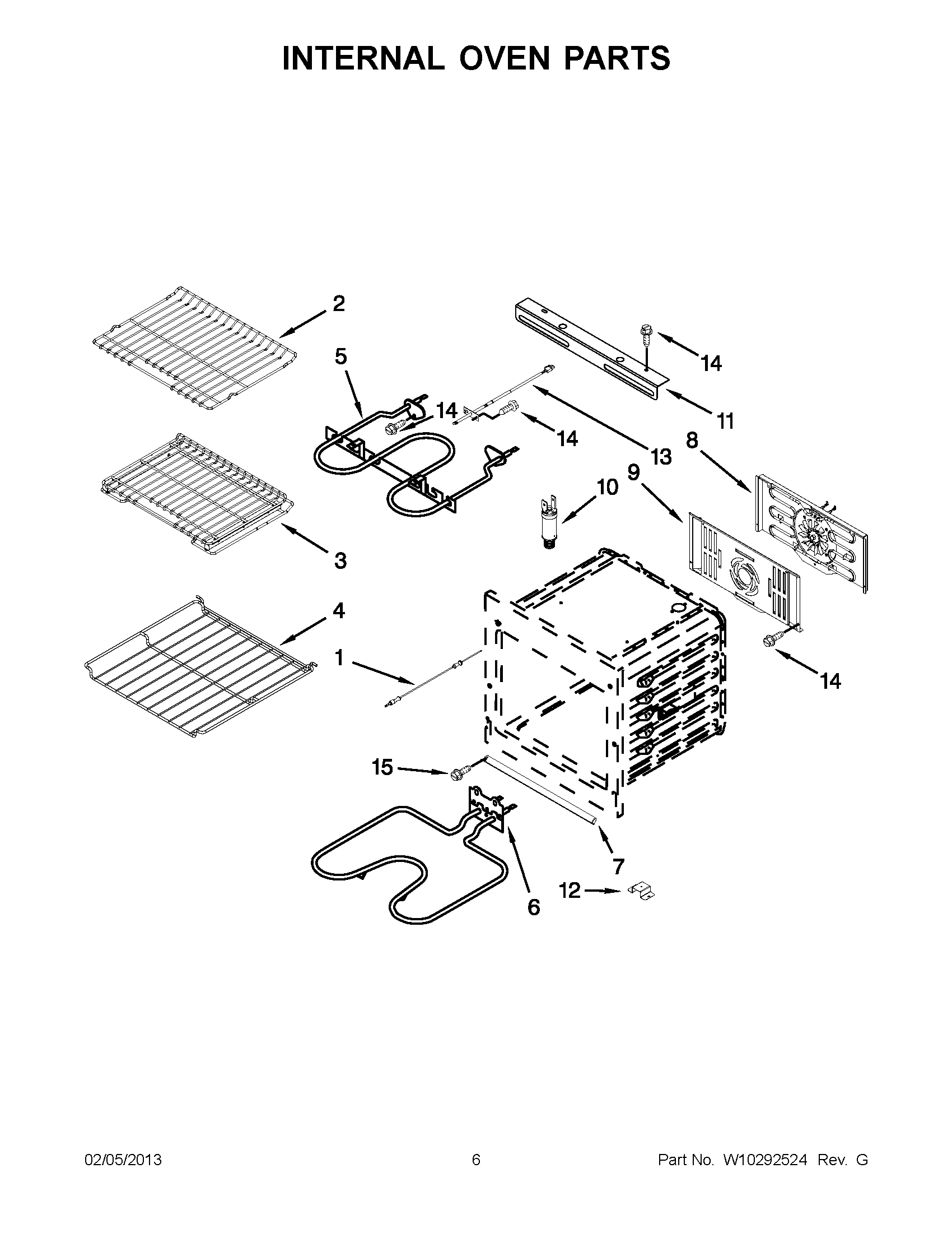 03 - INTERNAL OVEN PARTS
