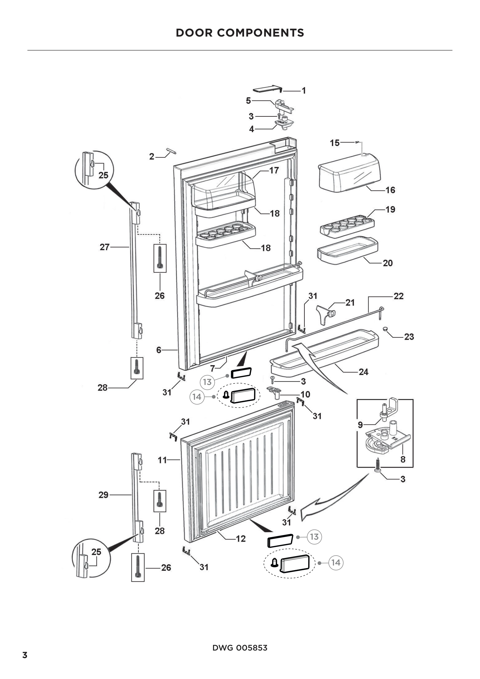 DOOR COMPONENTS