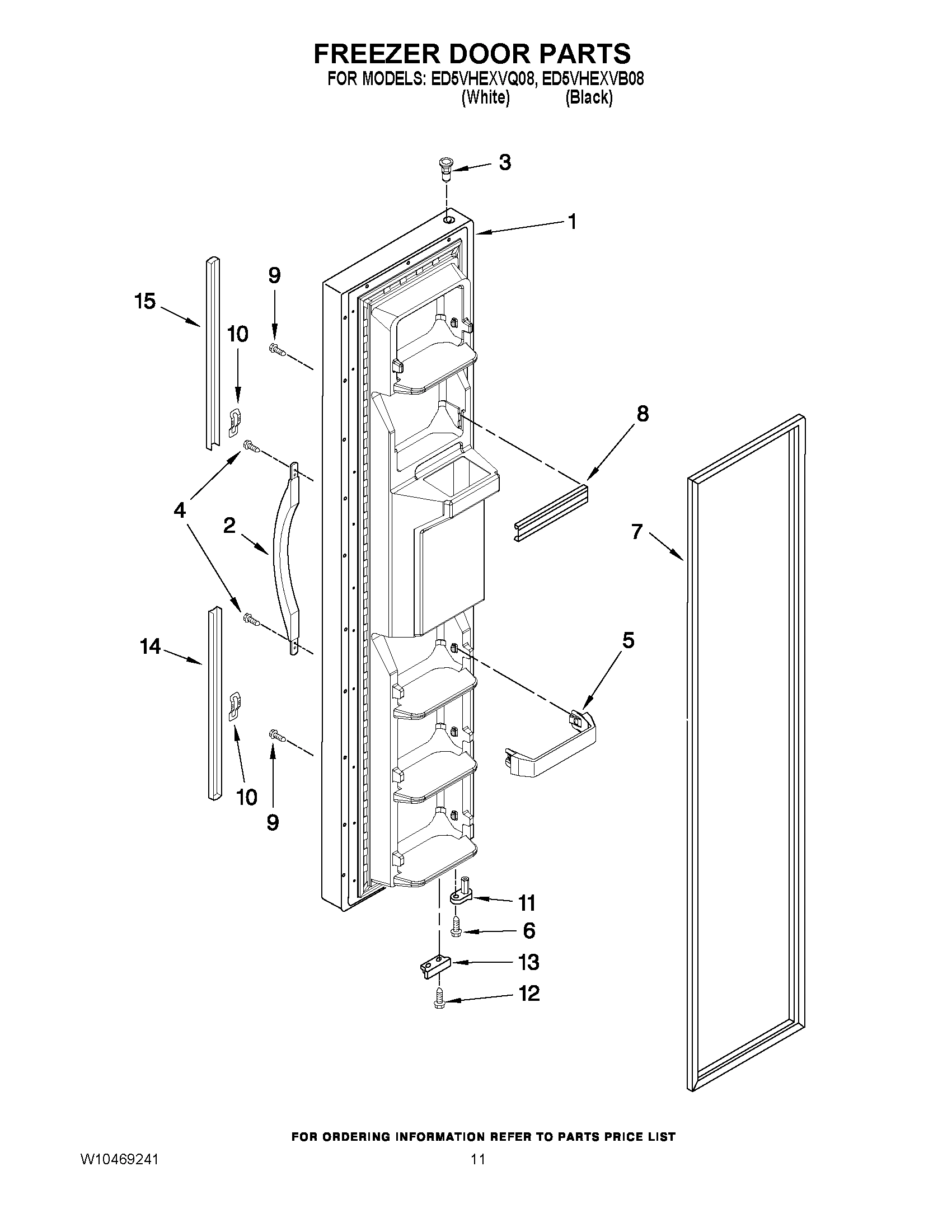 07 - FREEZER DOOR PARTS