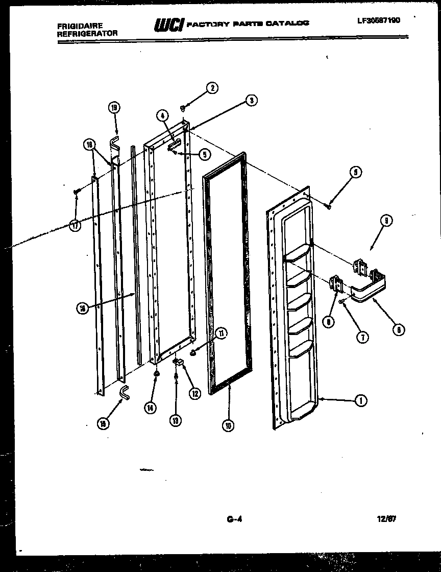 03 - FREEZER DOOR PARTS
