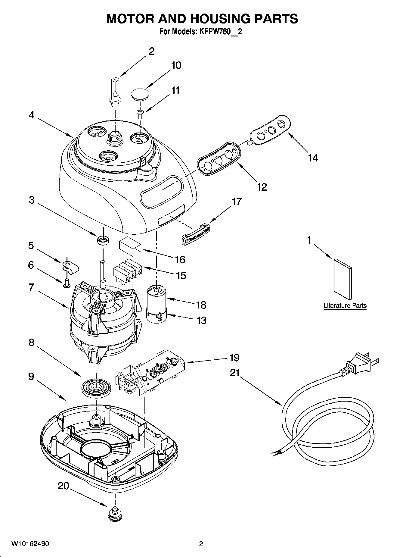 01 - MOTOR AND HOUSING PARTS