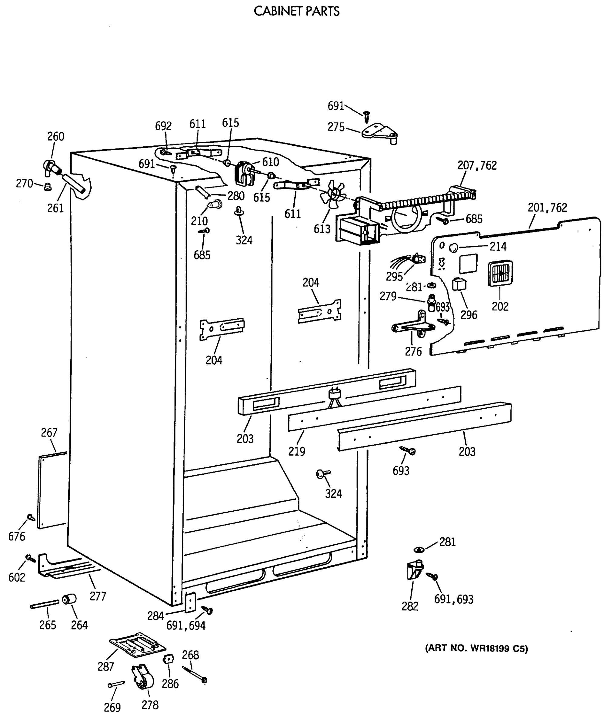 CABINET PARTS