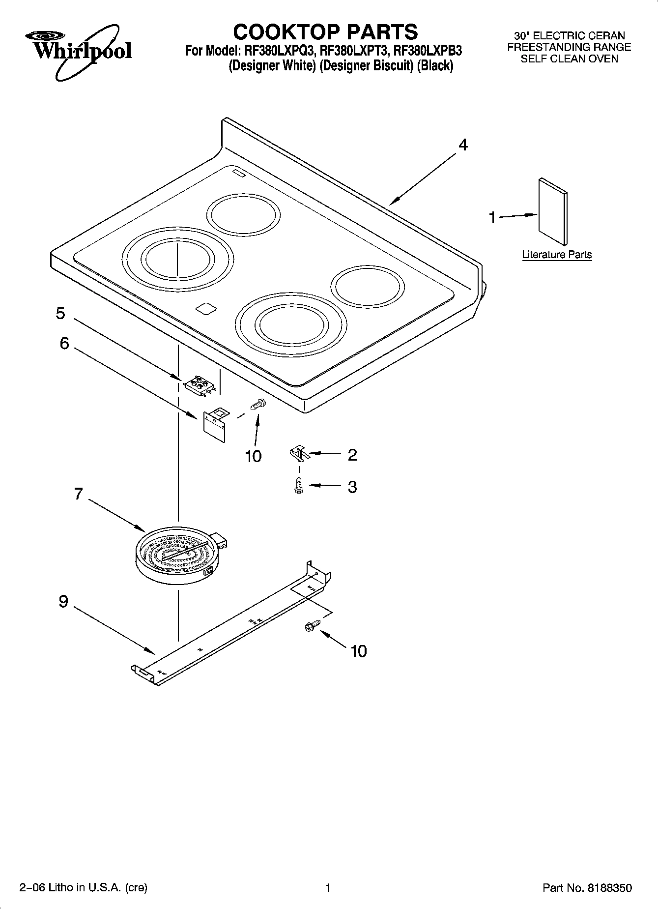 01 - COOKTOP PARTS