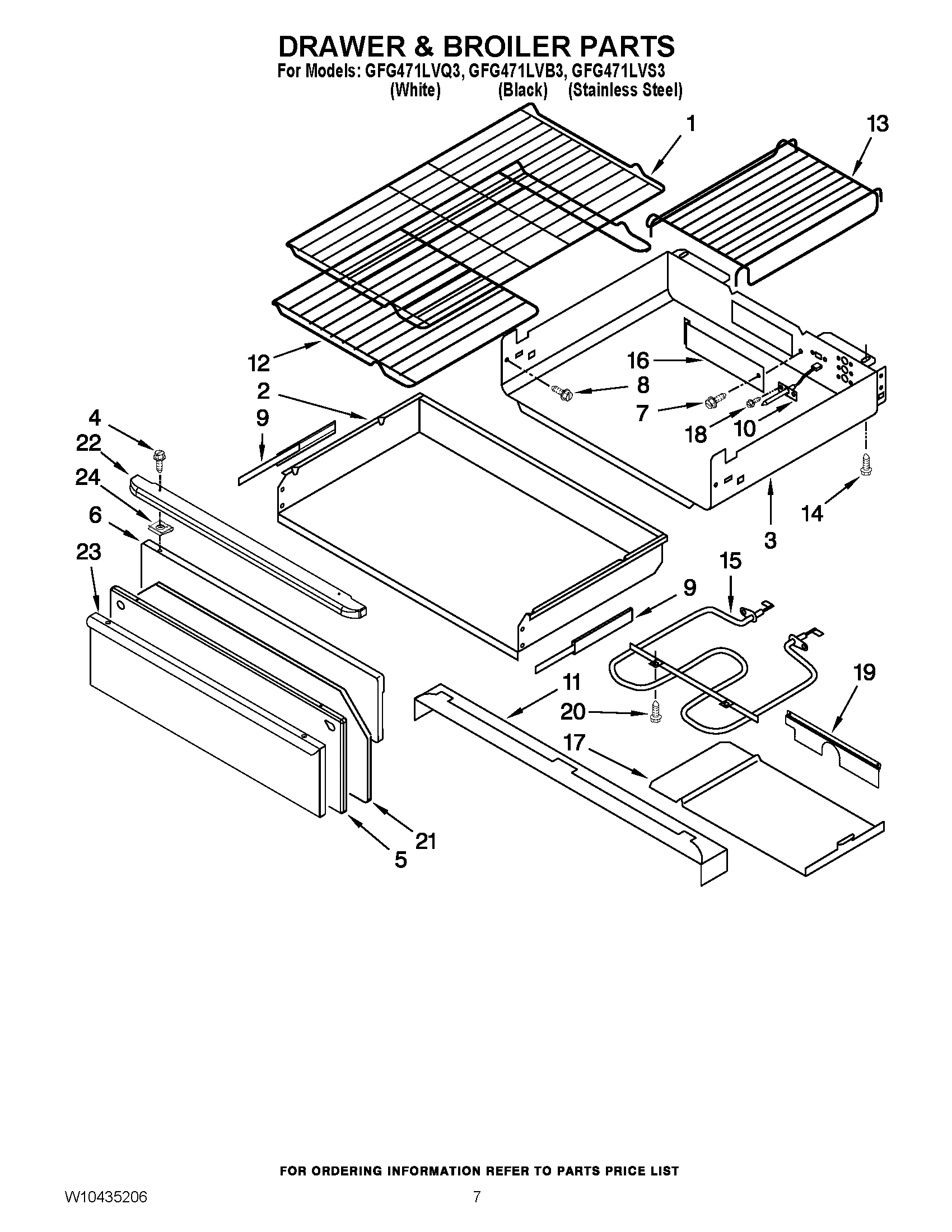 05 - DRAWER & BROILER PARTS