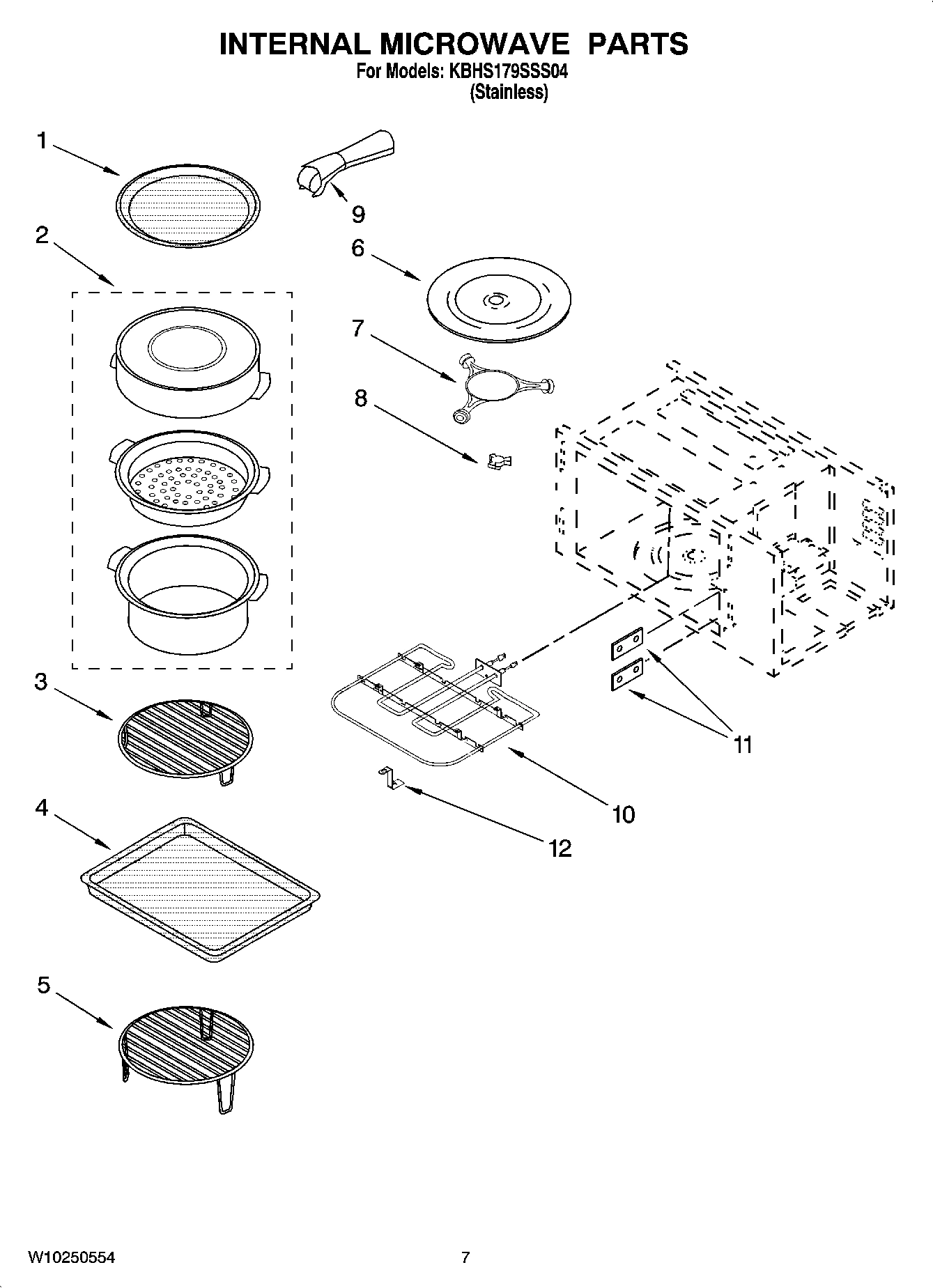 05 - INTERNAL MICROWAVE PARTS, OPTIONAL PARTS