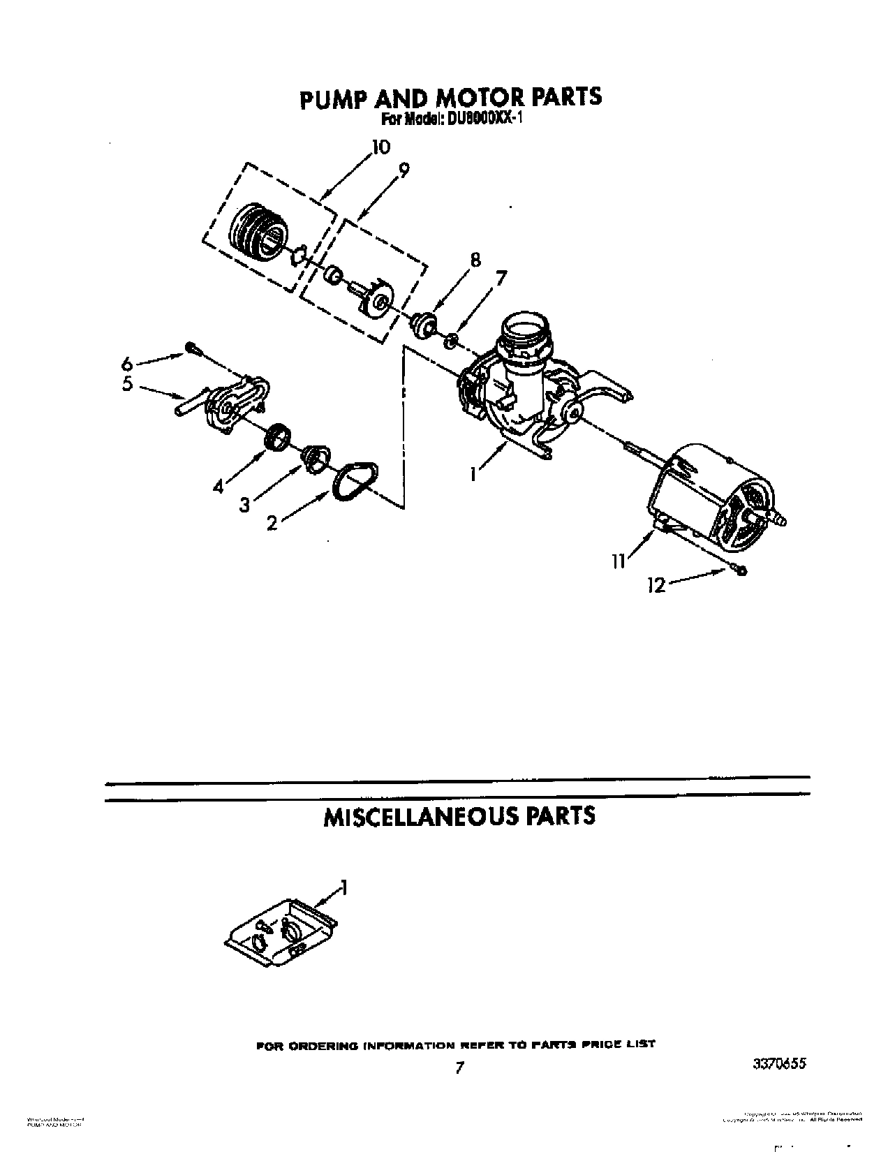 06 - PUMP AND MOTOR, MISCELLANEOUS