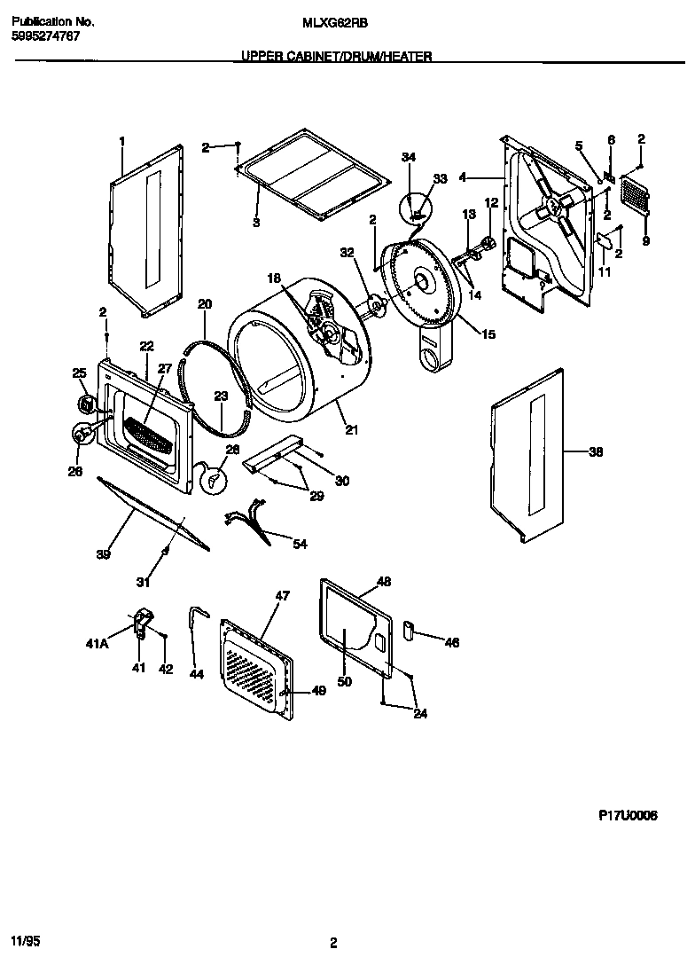 02 - UPPER CABINET/DRUM/HEATER