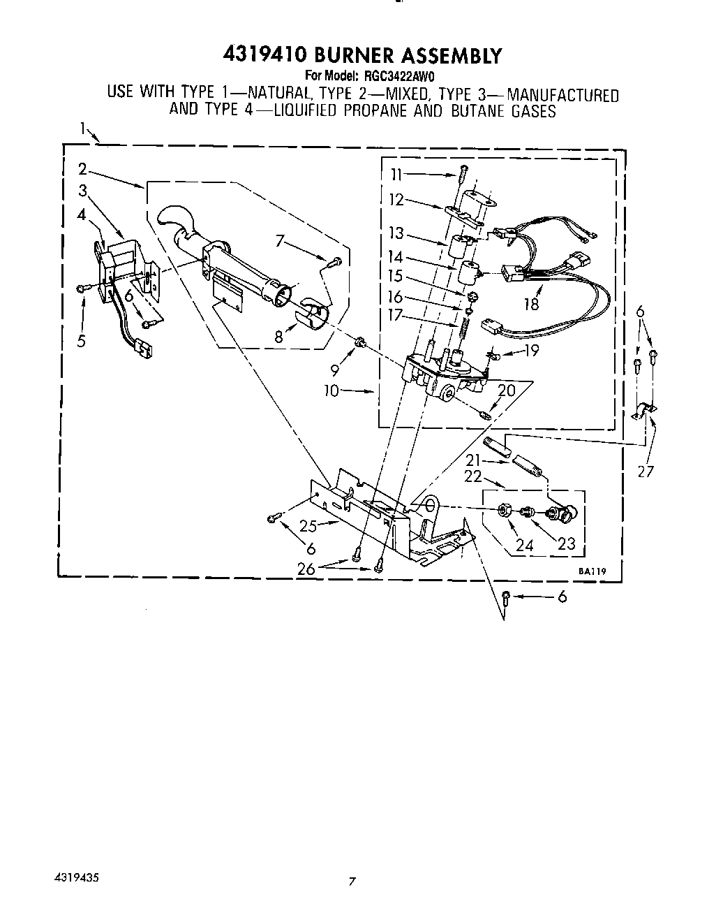 05 - 4319410 BURNER