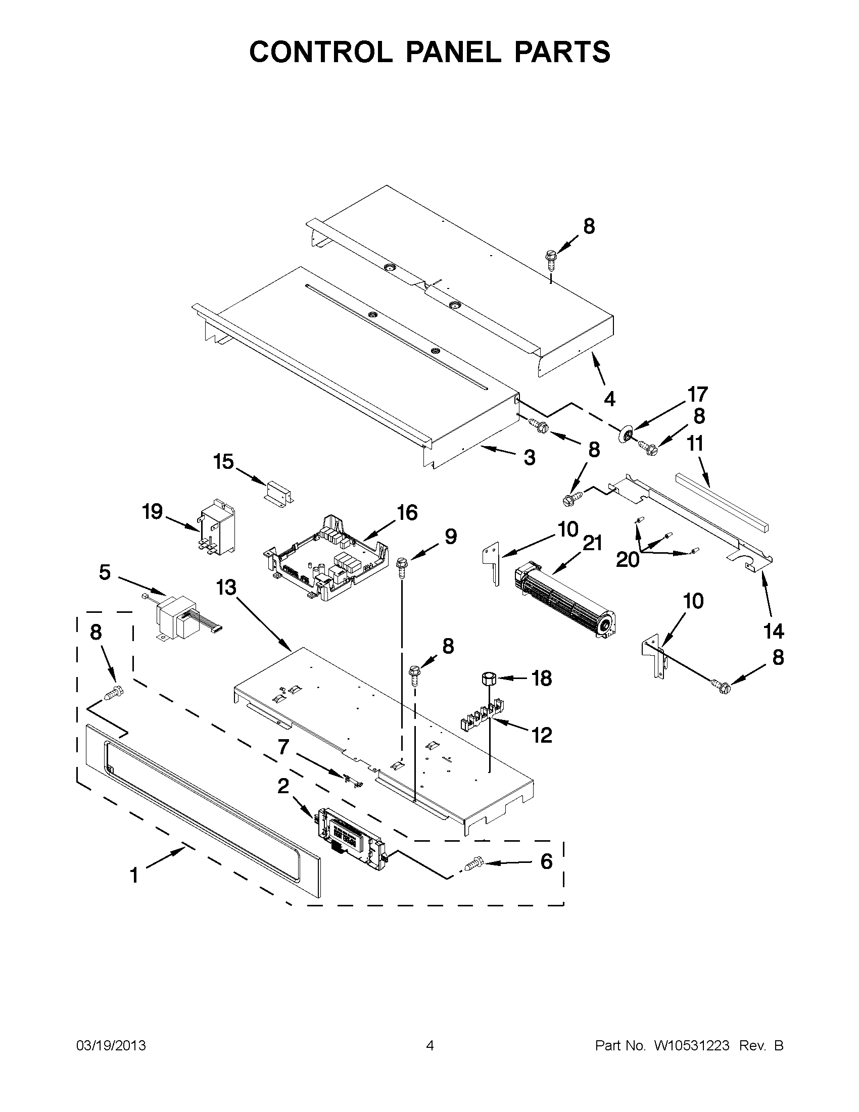 02 - CONTROL PANEL PARTS