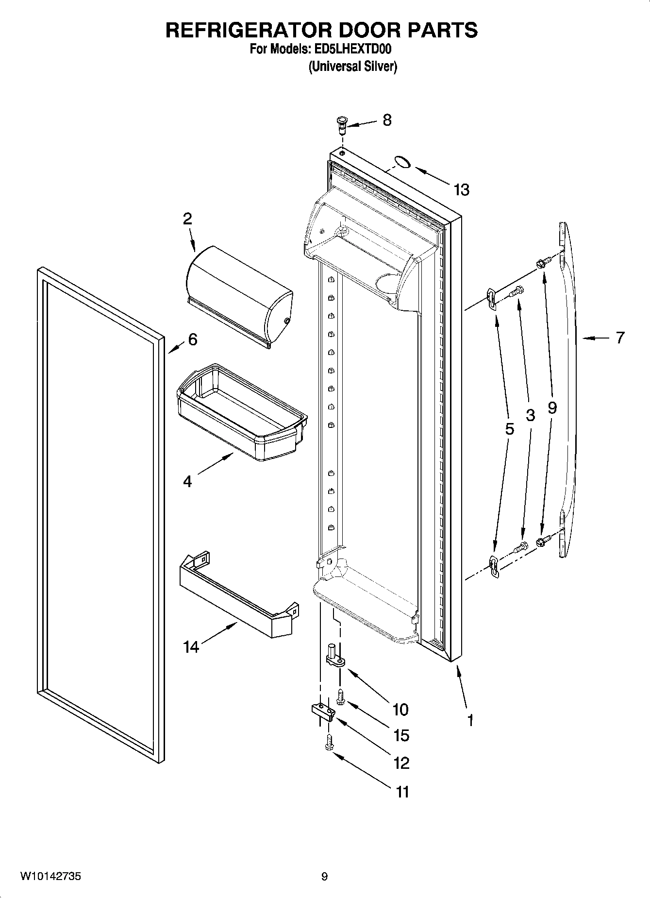 06 - REFRIGERATOR DOOR PARTS