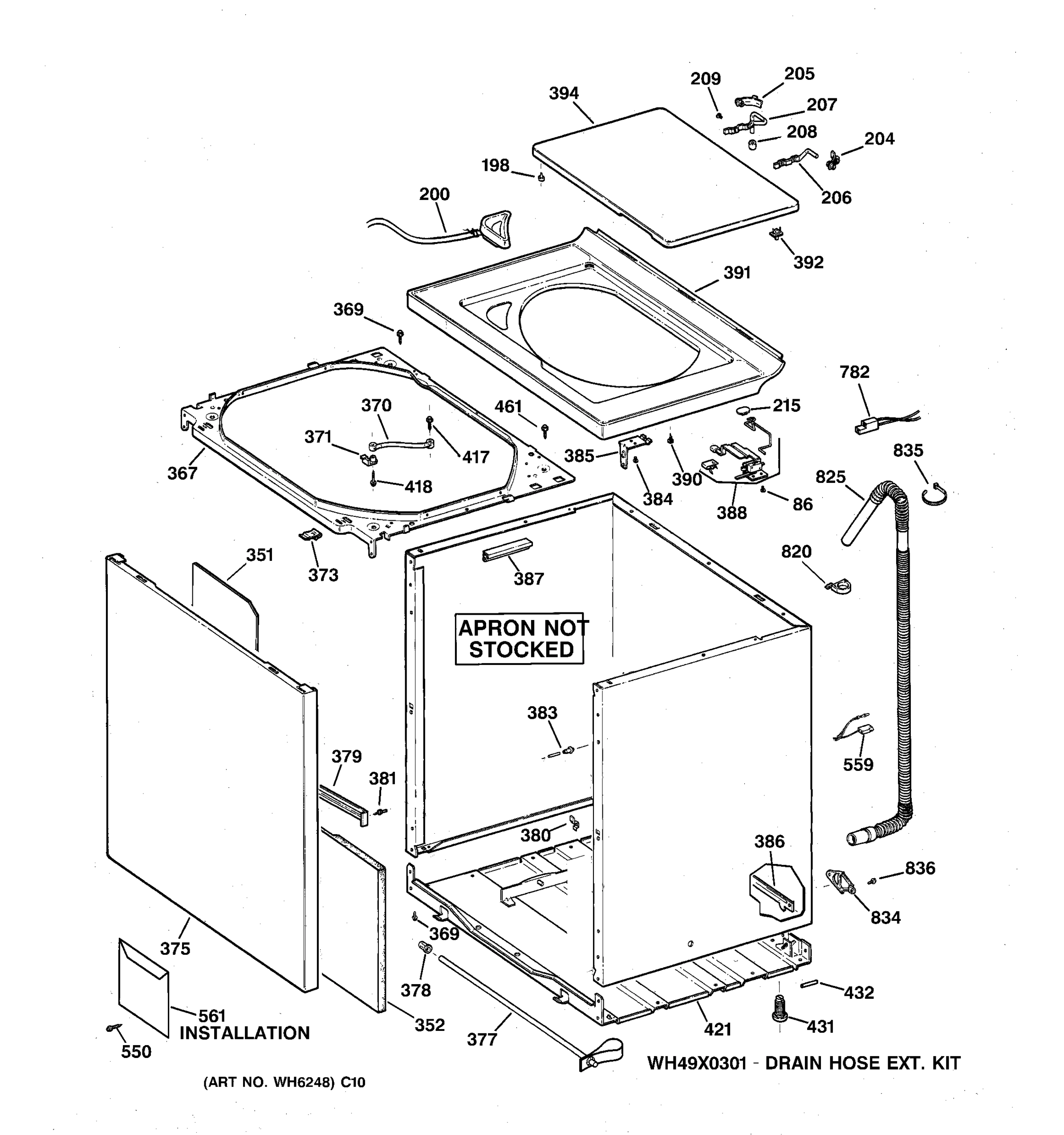 CABINET, COVER & FRONT PANEL