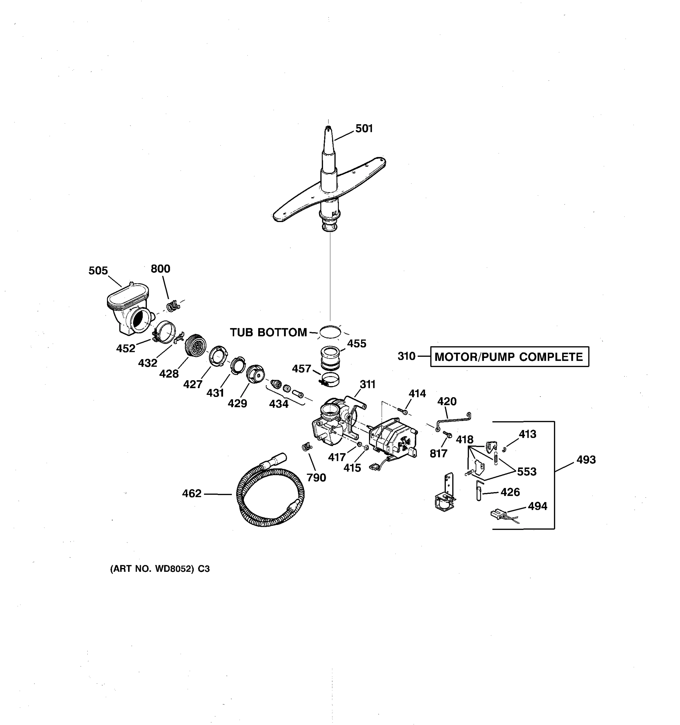 MOTOR-PUMP MECHANISM