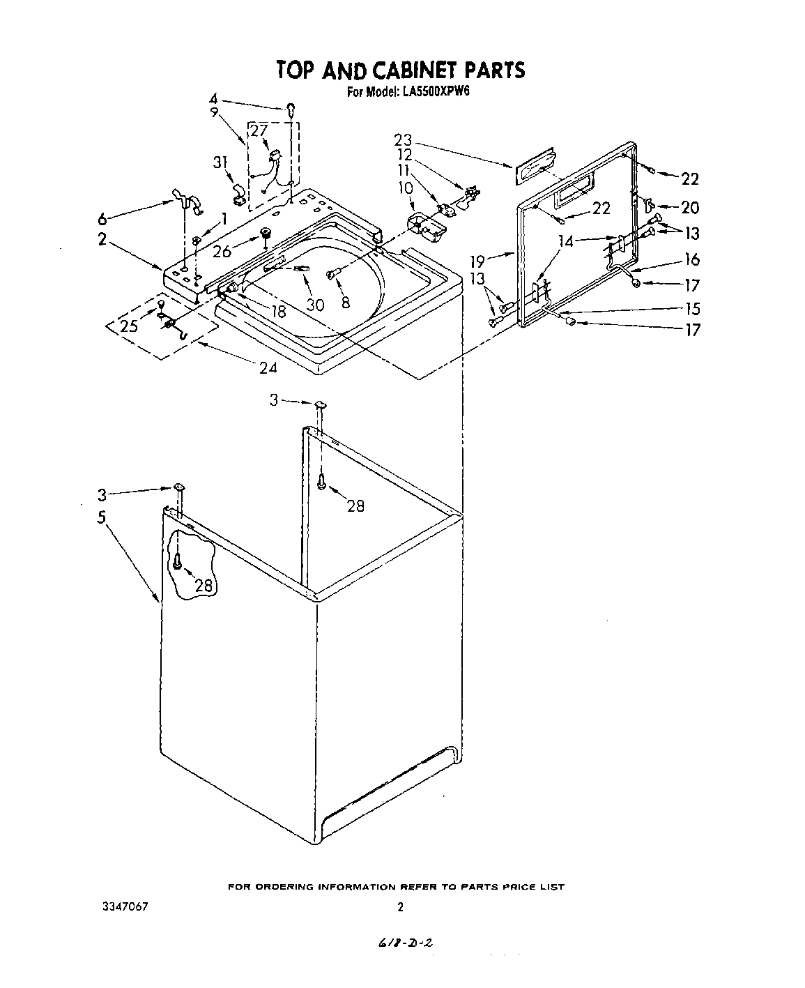 02 - TOP AND CABINET , LITERATURE AND OPTIONAL