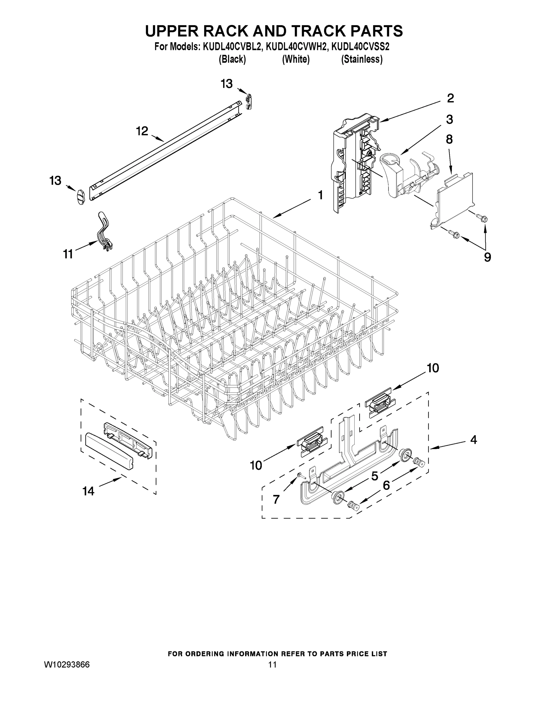 09 - UPPER RACK AND TRACK PARTS