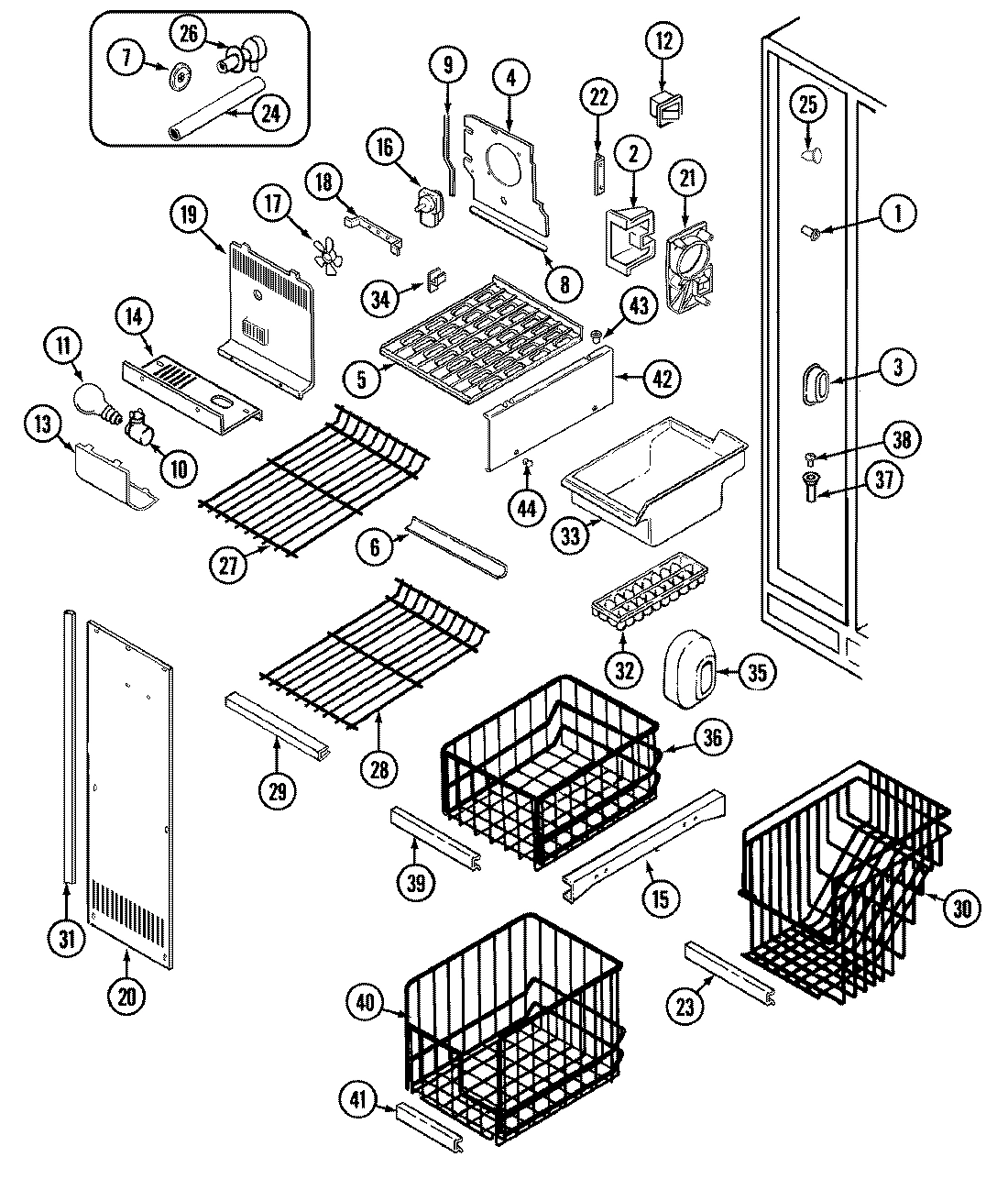01 - FREEZER COMPARTMENT