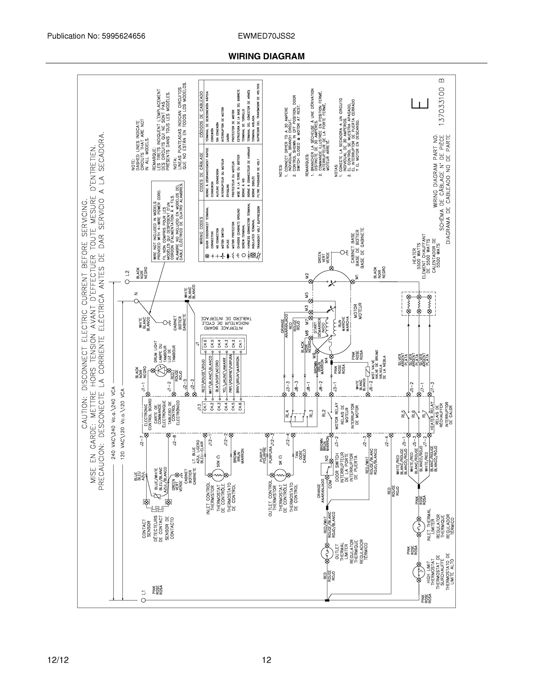 12 - WIRING DIAGRAM