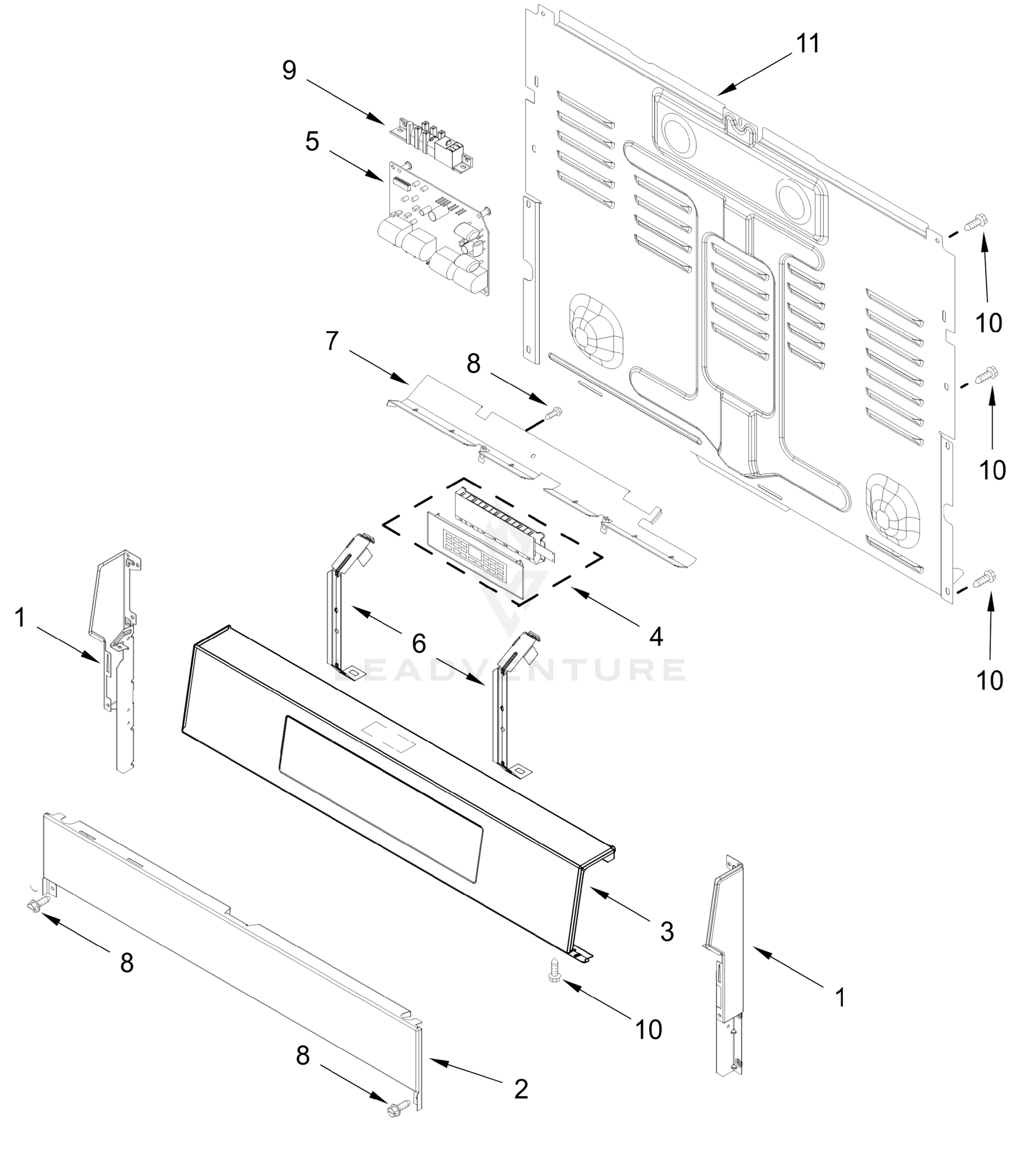 CONTROL PANEL PARTS