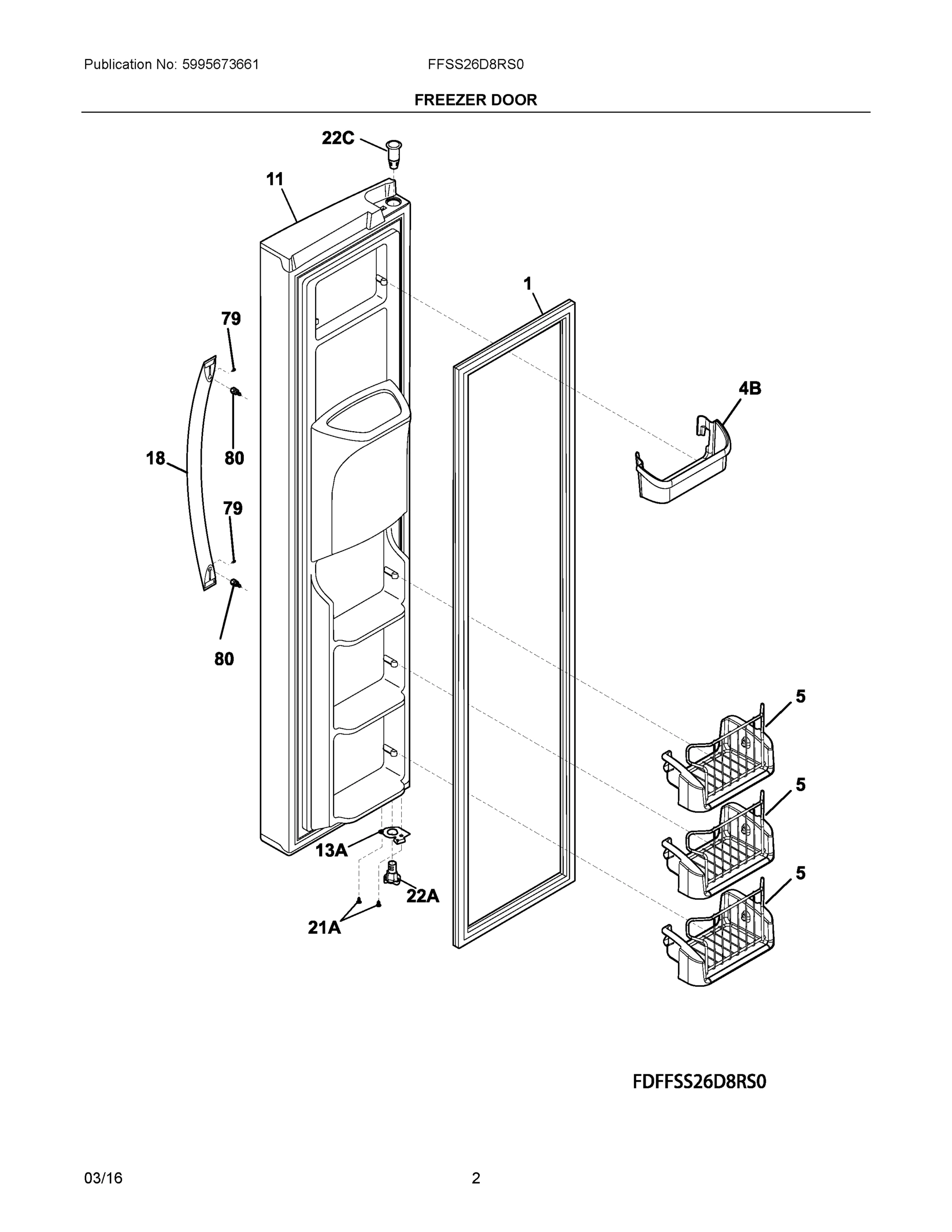 02 - FREEZER DOOR