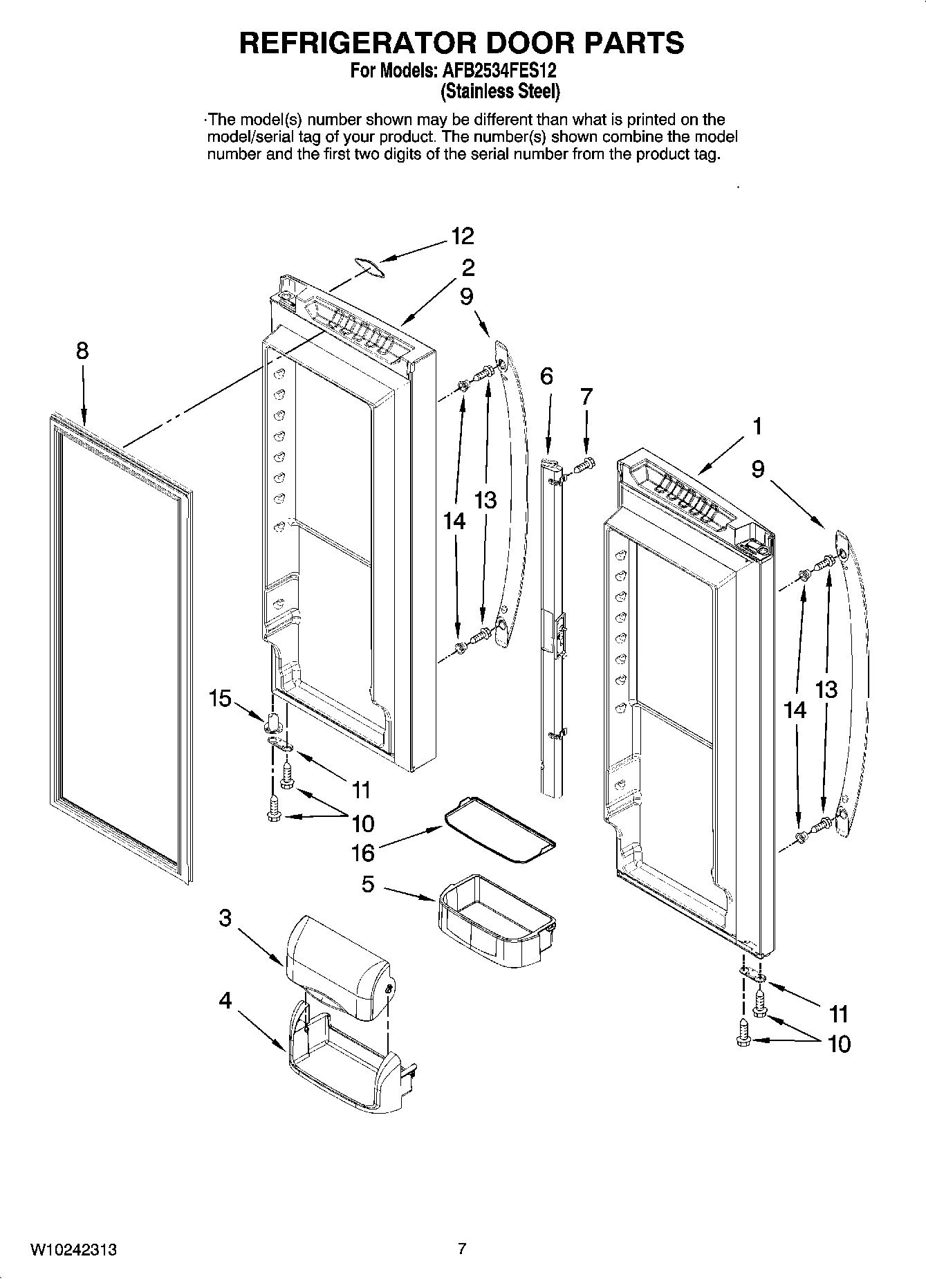 05 - REFRIGERATOR DOOR PARTS