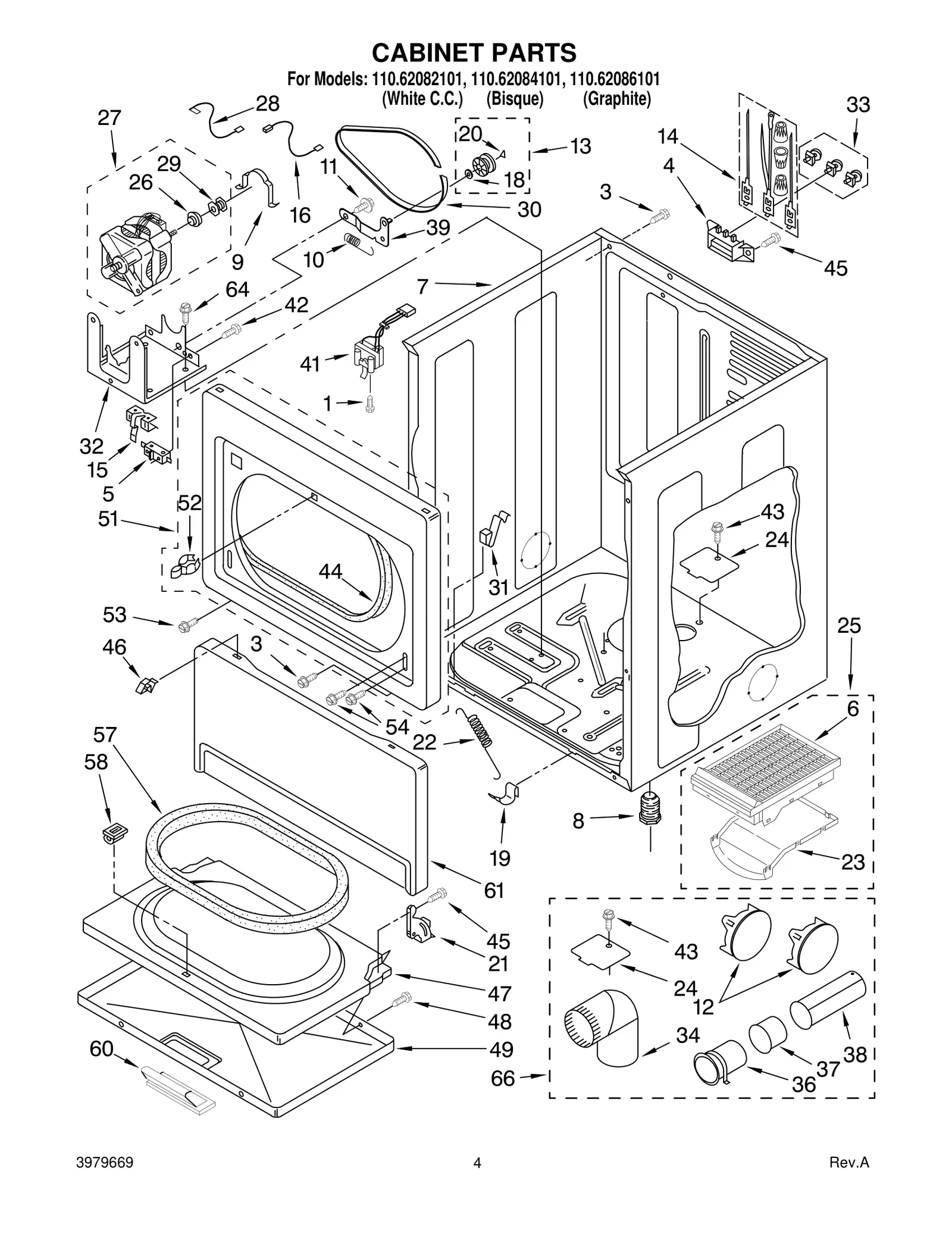 CABINET PARTS
