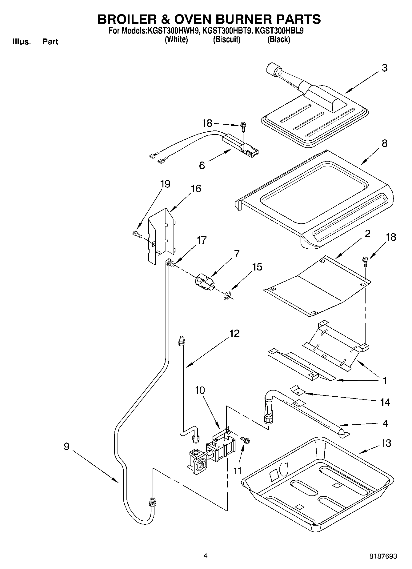 04 - BROILER AND OVEN BURNER