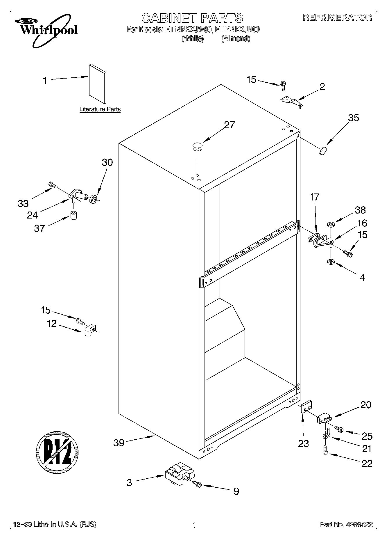 01 - CABINET, LITERATURE