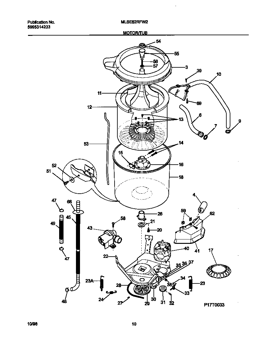 06 - P17T0033 WSHR MTR,HOSE