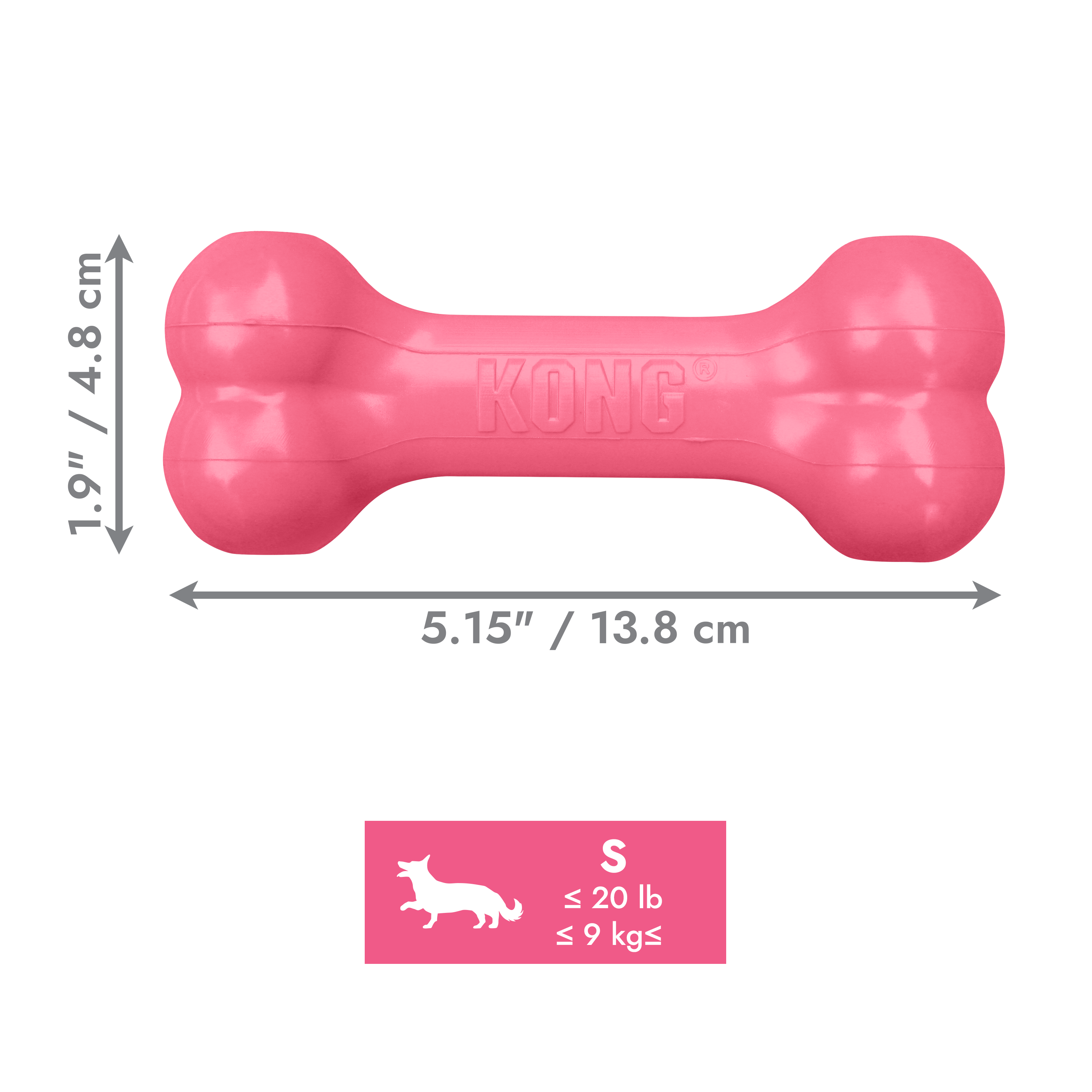 KONG Puppy Goodie Bone dimoffpack product image