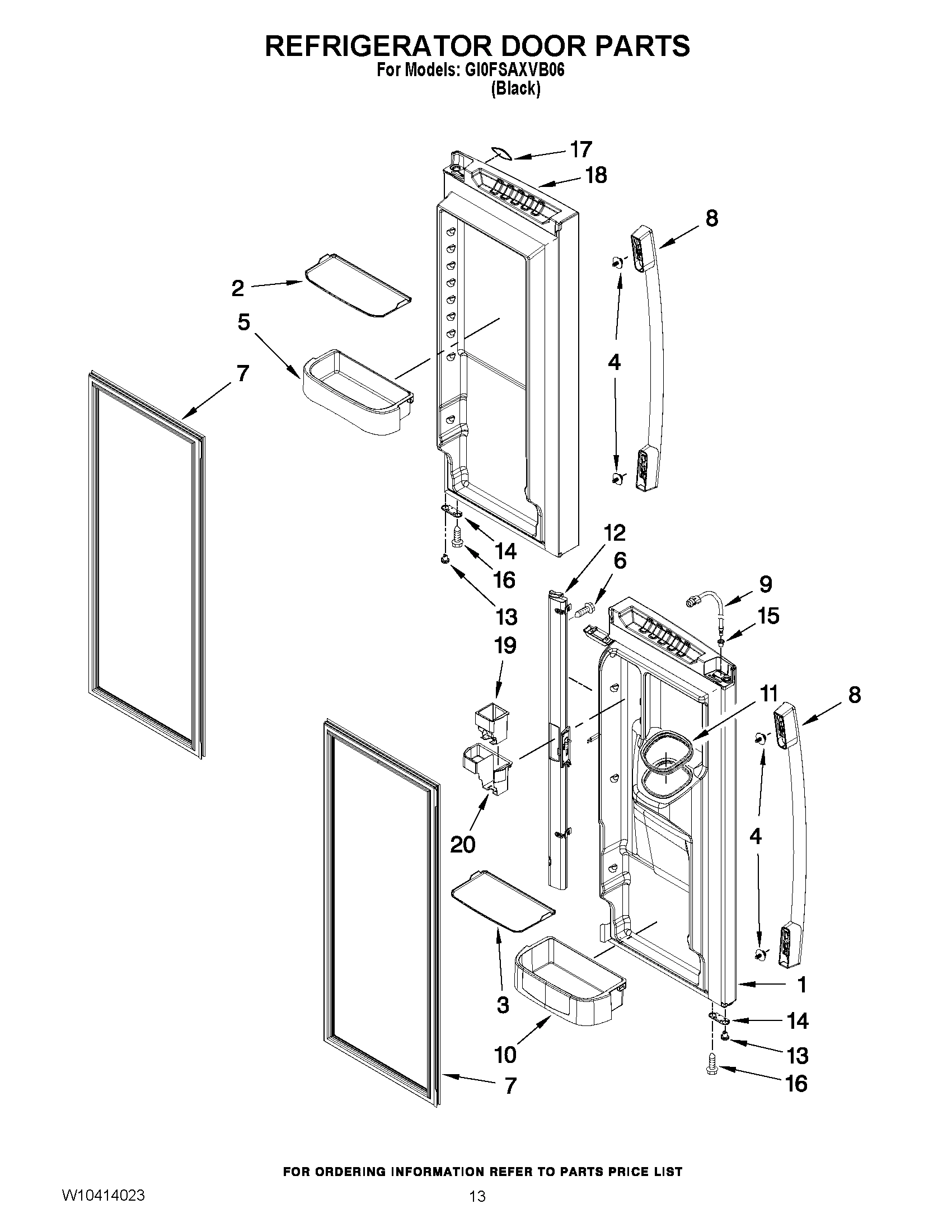 07 - REFRIGERATOR DOOR PARTS