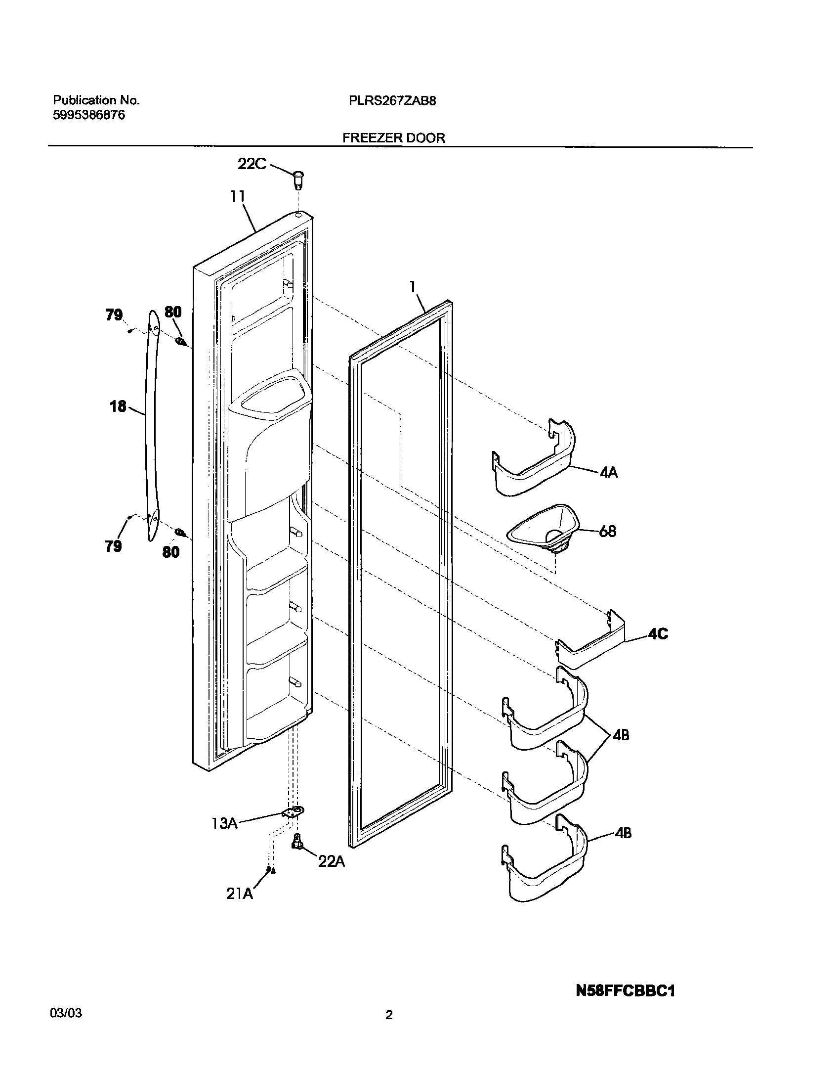 03 - FREEZER DOOR