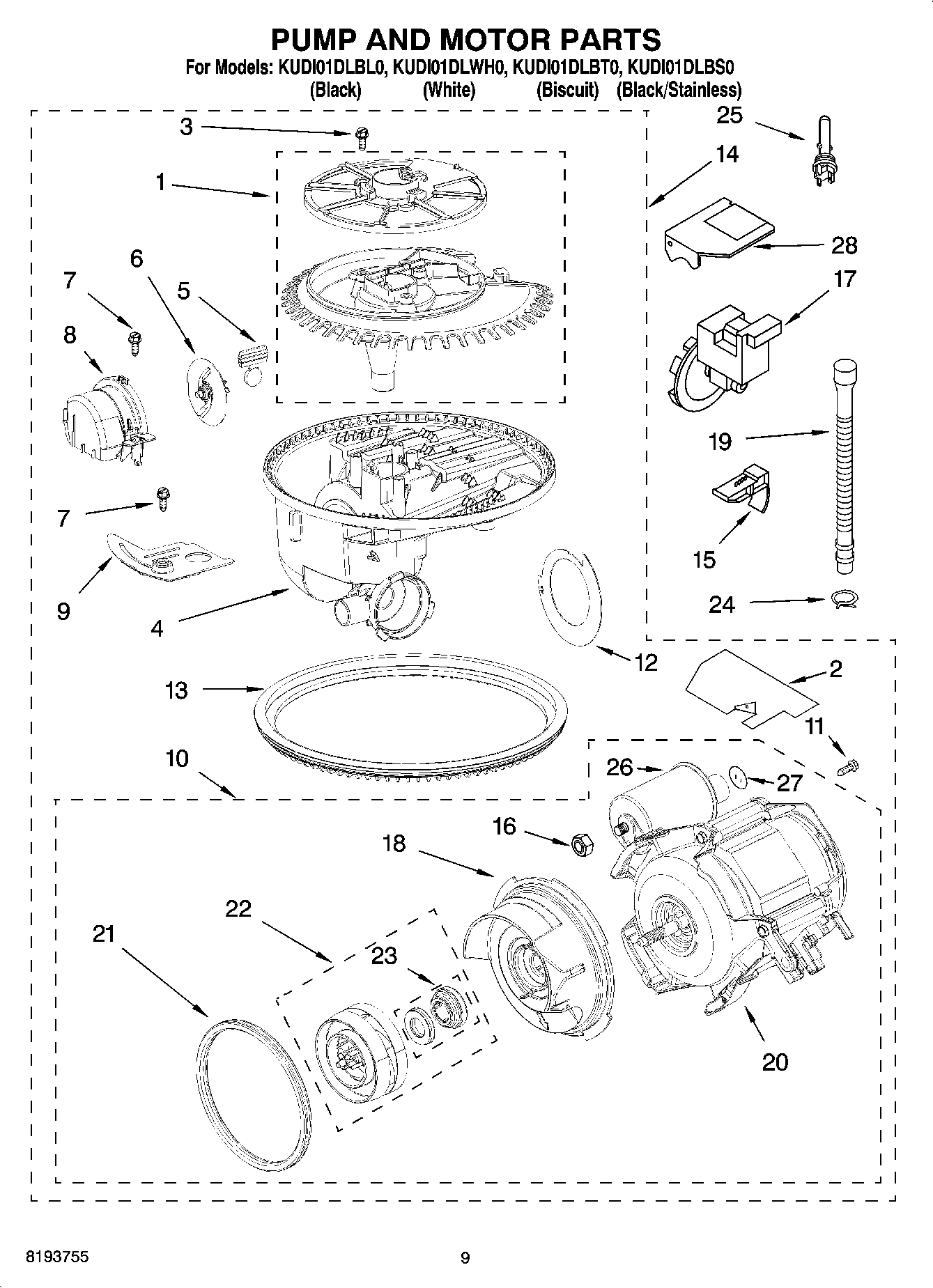 08 - PUMP AND MOTOR PARTS