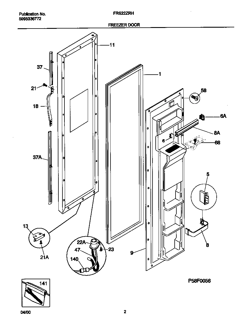 02 - FREEZER DOOR