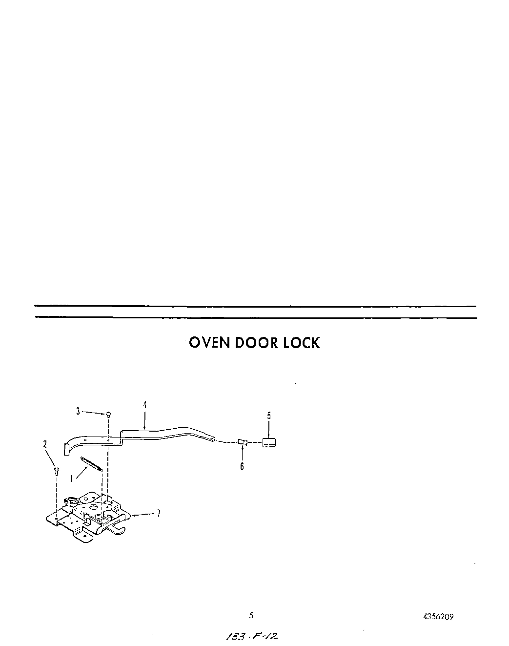 04 - OVEN DOOR LOCK