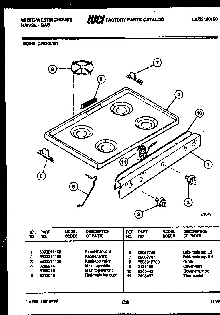 03 - COOKTOP PARTS