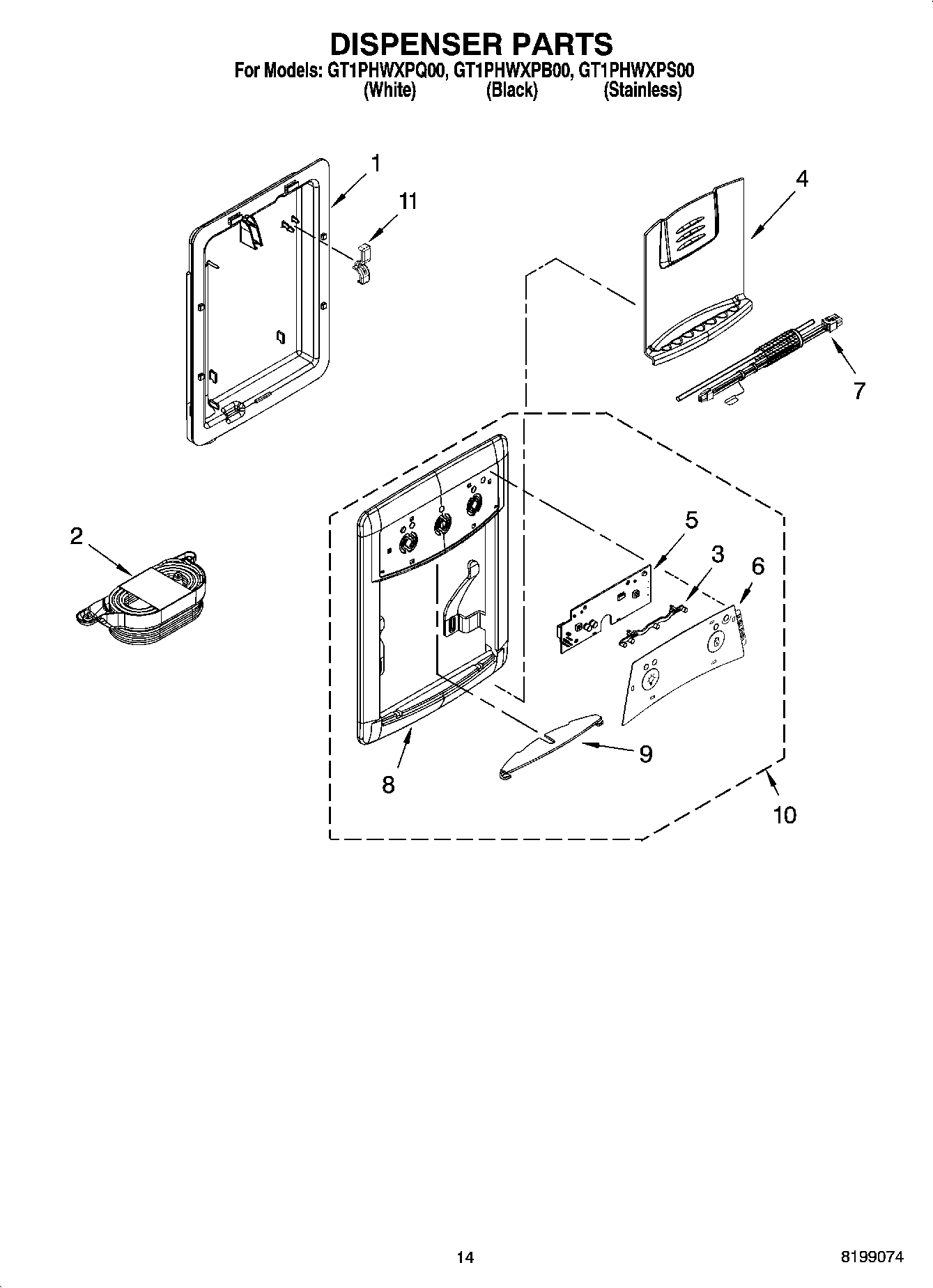 08 - DISPENSER PARTS, OPTIONAL PARTS