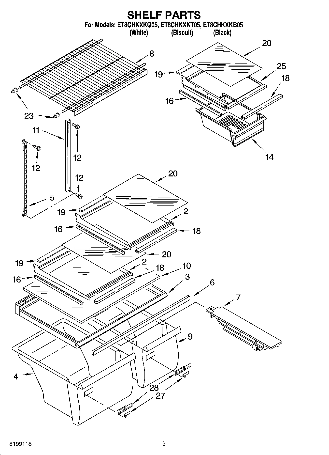 05 - SHELF PARTS, OPTIONAL PARTS