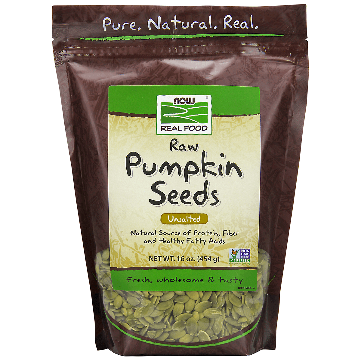 NOW Foods Raw Pumpkin Seeds - Unsalted | 16 oz Package