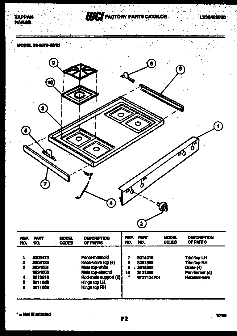 03 - COOKTOP PARTS