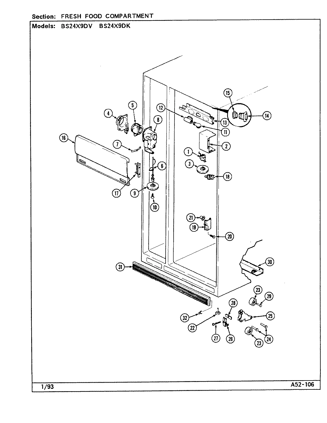 03 - FRESH FOOD COMPARTMENT