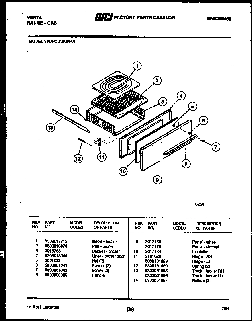 05 - BROILER DRAWER PARTS