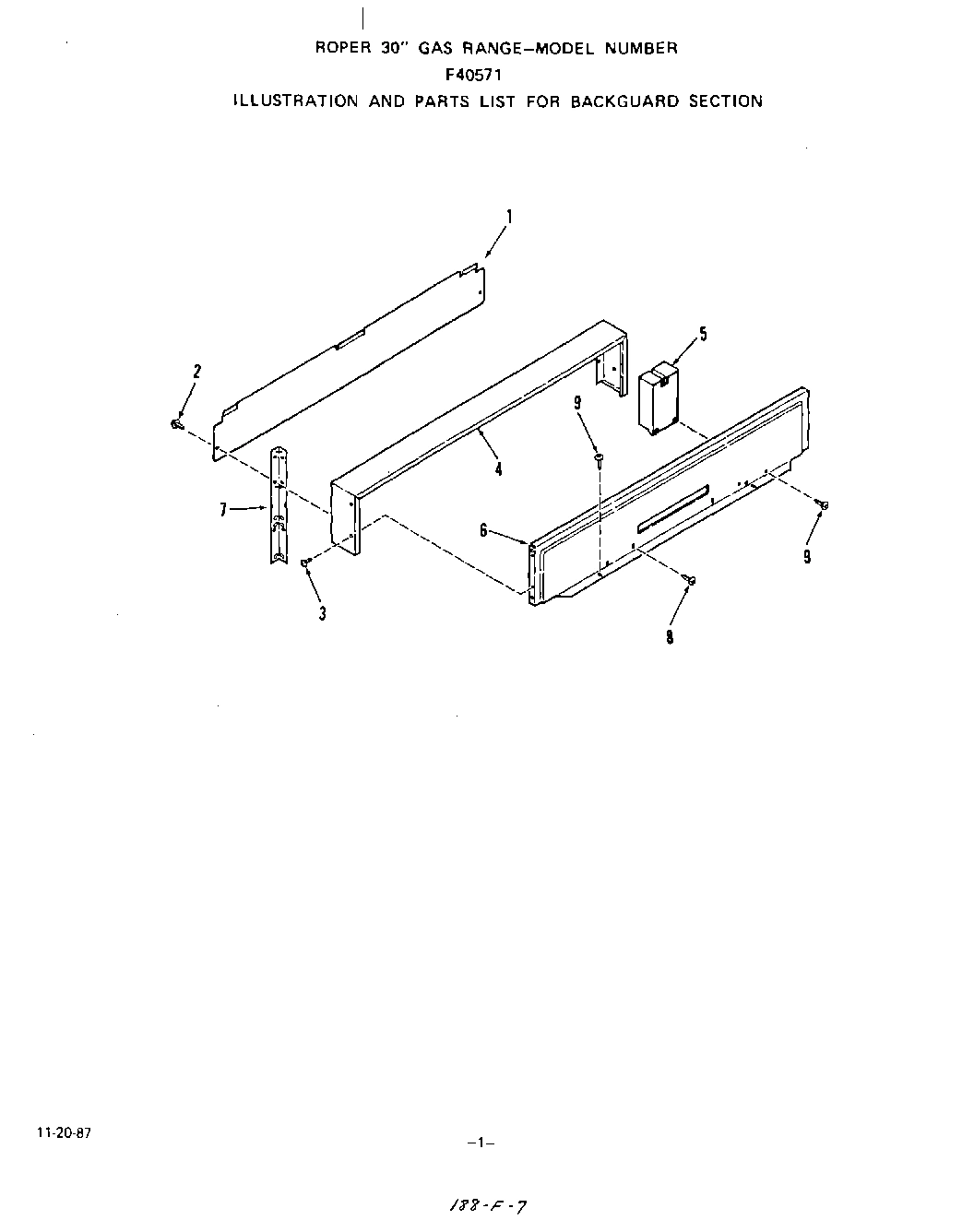 02 - BACKGUARD , LIT/OPTIONAL
