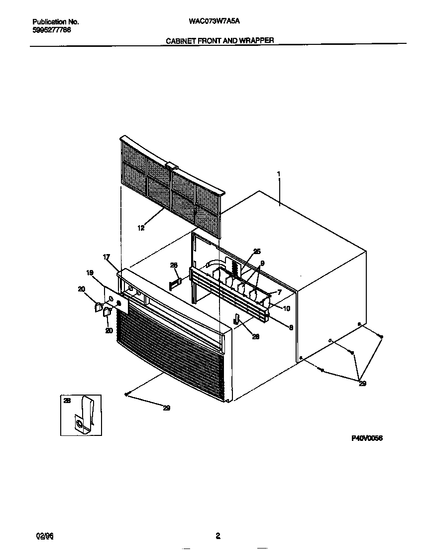 02 - CABINET FRONT AND WRAPPER