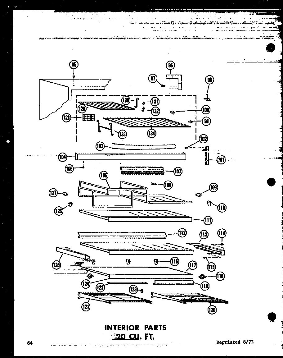 04 - INTERIOR PARTS 20 CU. FT.