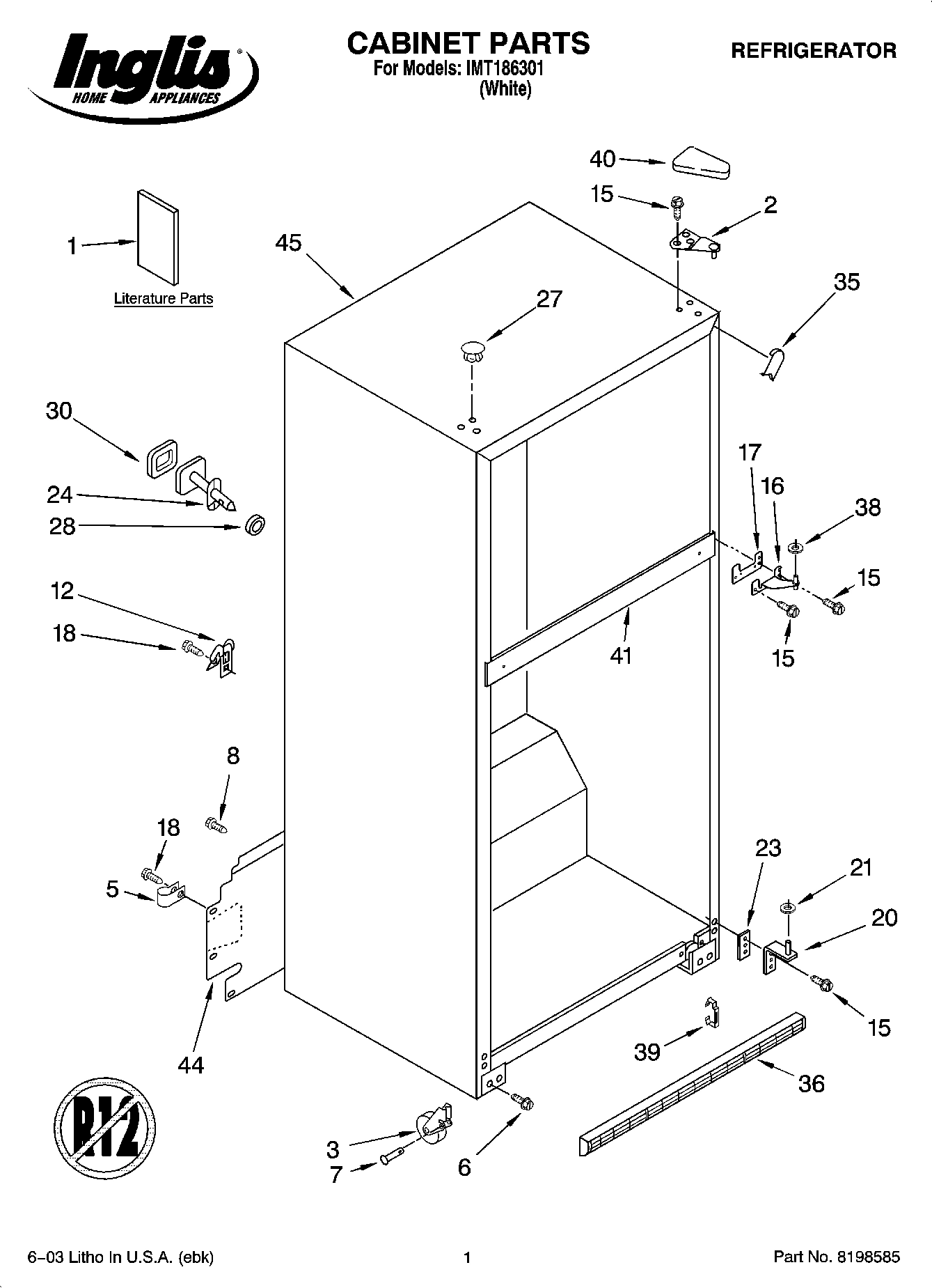 01 - CABINET PARTS