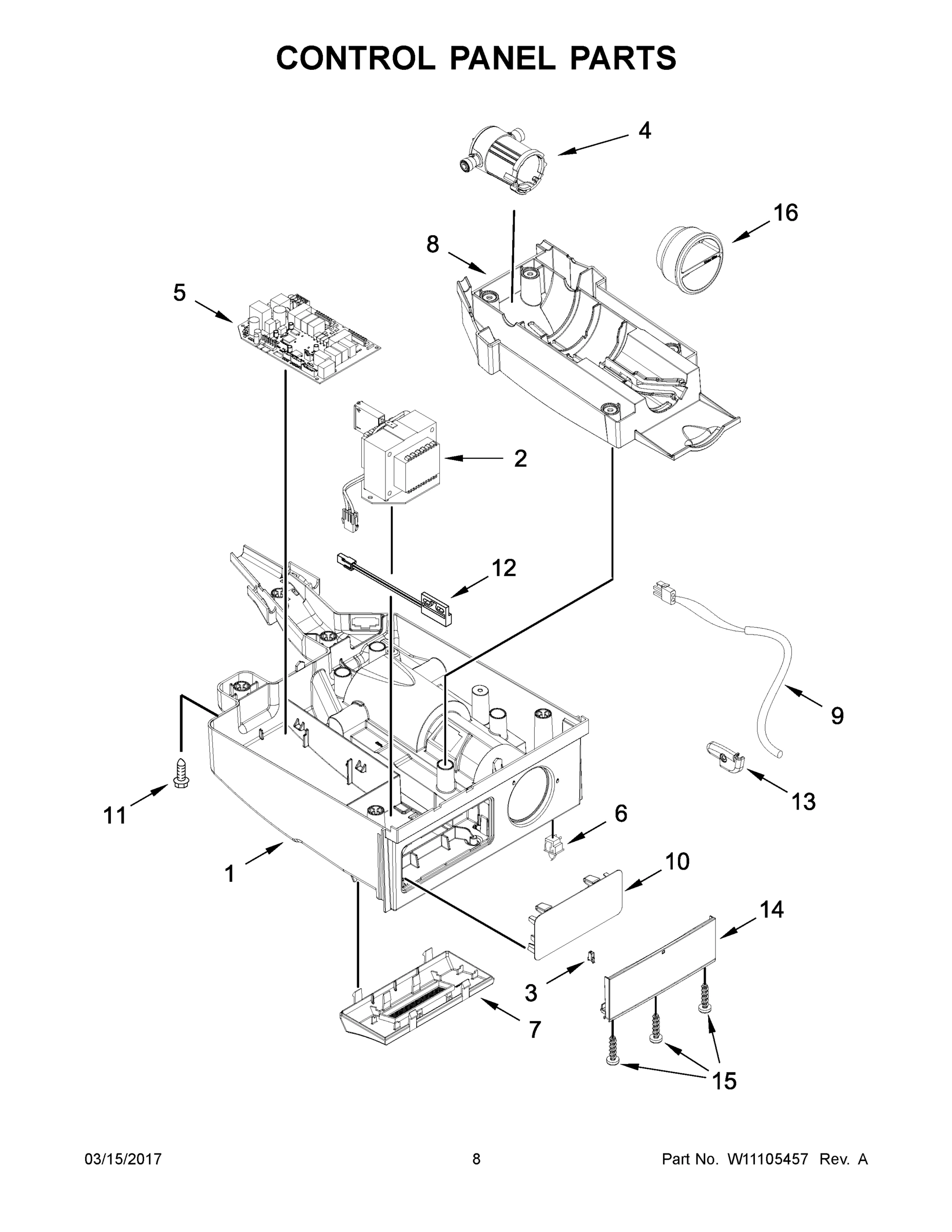 05 - CONTROL PANEL PARTS