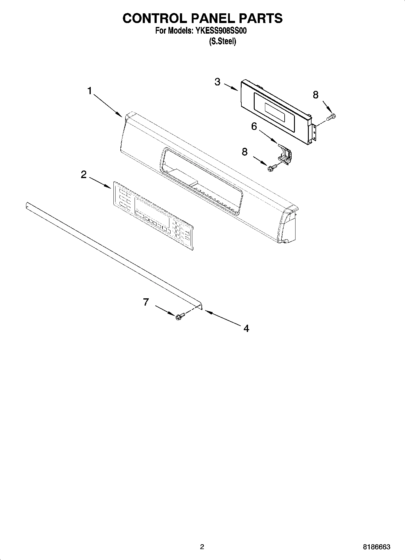 02 - CONTROL PANEL PARTS